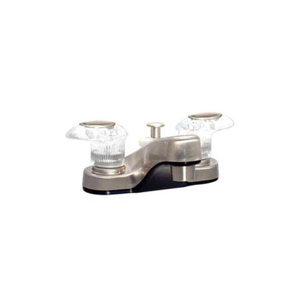 Salle De Bain Usa 4 in. Deck Lav Nickel Faucet - Quarter Oval SA3569700 - main